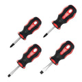 4-Piece Stubby Screwdriver Set