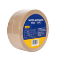 Water-Activated Kraft Tape, 86+ lbs/in Tensile Strength, 3" x 450', 1 Roll