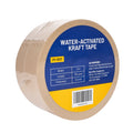 Water-Activated Kraft Tape, 75+ lbs/in Tensile Strength, 3" x 450', 1 Roll