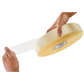2 in Hot Melt Packaging Tape, Clear, 2 mil, Machine Length 1000 yd Roll