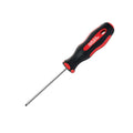 Magnetic Square Screwdriver #0 - Soft Grip Ergonomic Handle, 4 in Shank, 8-1/4 in Overall