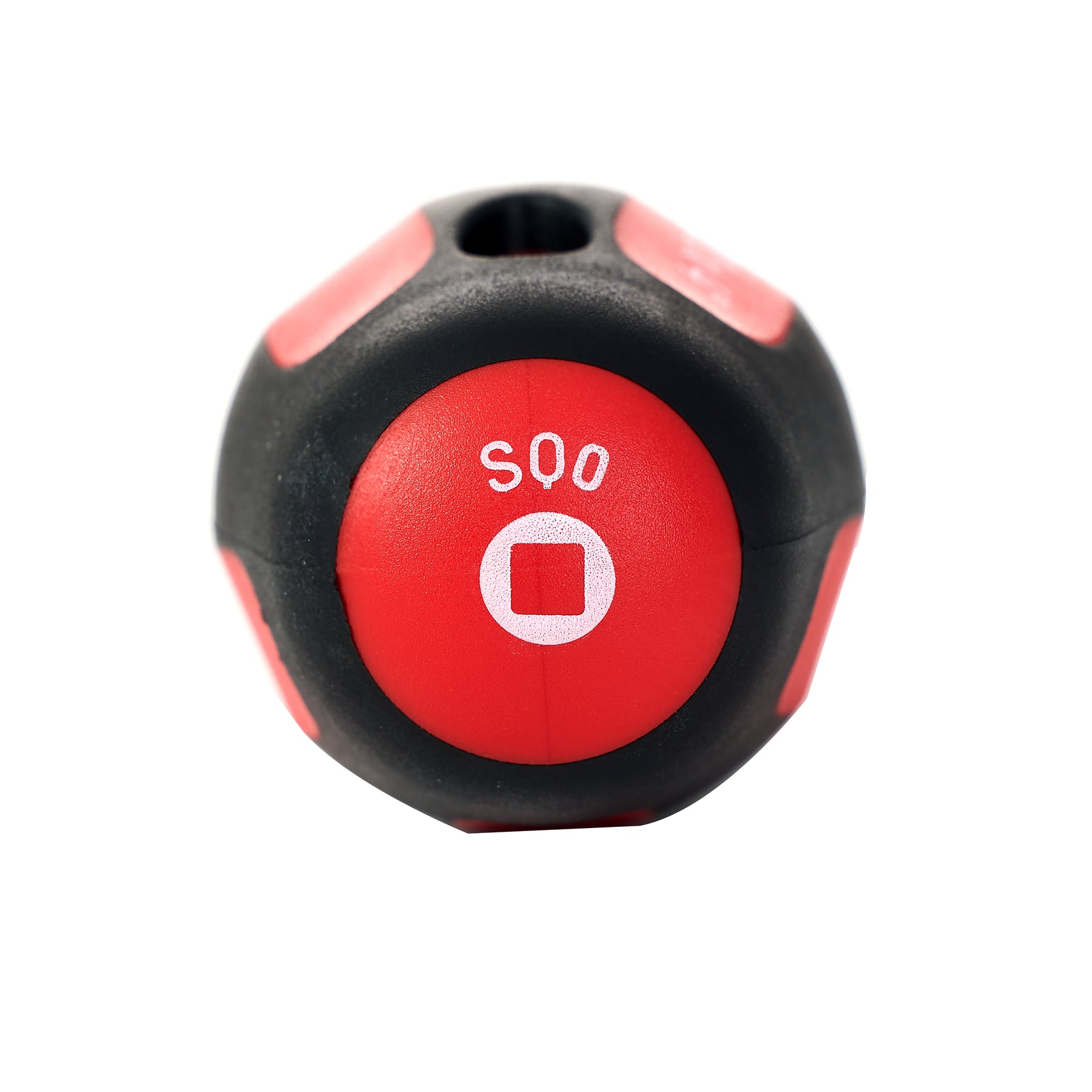 Magnetic Square Screwdriver #0 - Soft Grip Ergonomic Handle, 4 in Shank, 8-1/4 in Overall