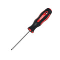 Magnetic Square Screwdriver #2 - Soft Grip Ergonomic Handle, 4 in Shank, 8-1/4 in Overall