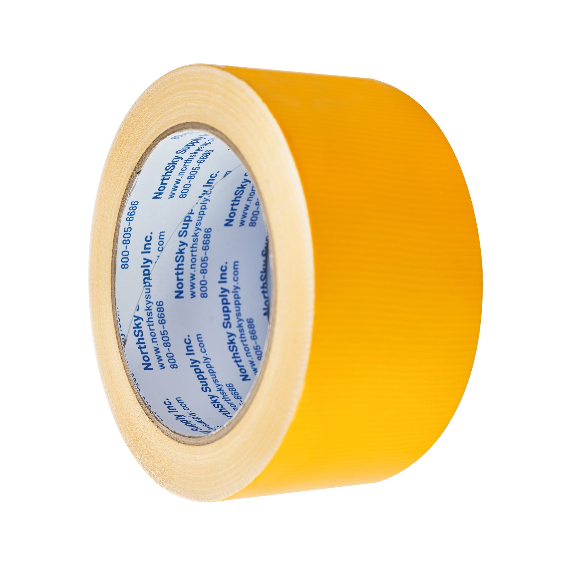 Duct Tape, 2 in × 20 yd, Yellow, 1 Roll