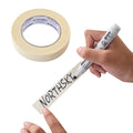 Masking Tape, 1" x 60 yds, 6 rolls