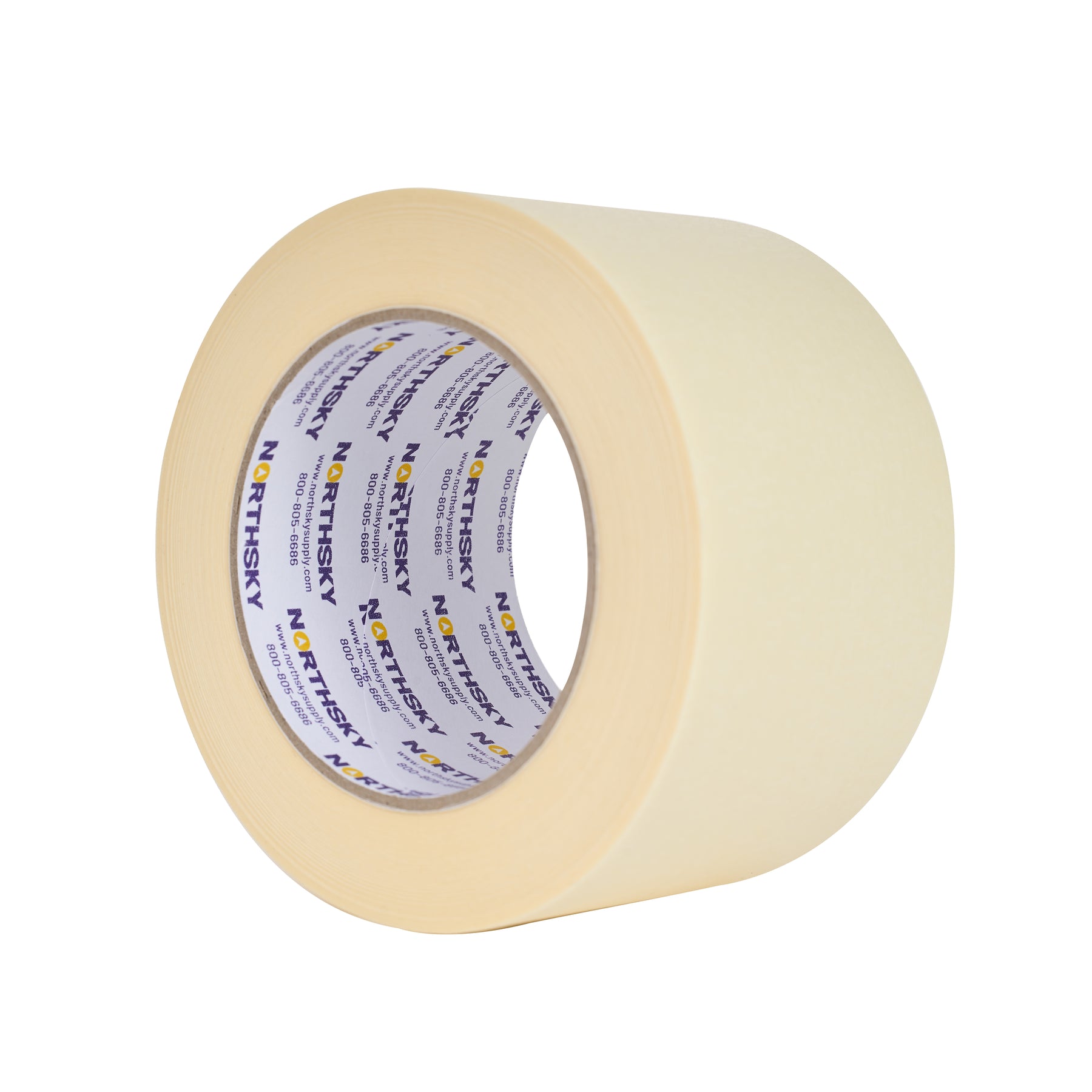 Masking Tape, 3" x 60 yds, 6 Rolls