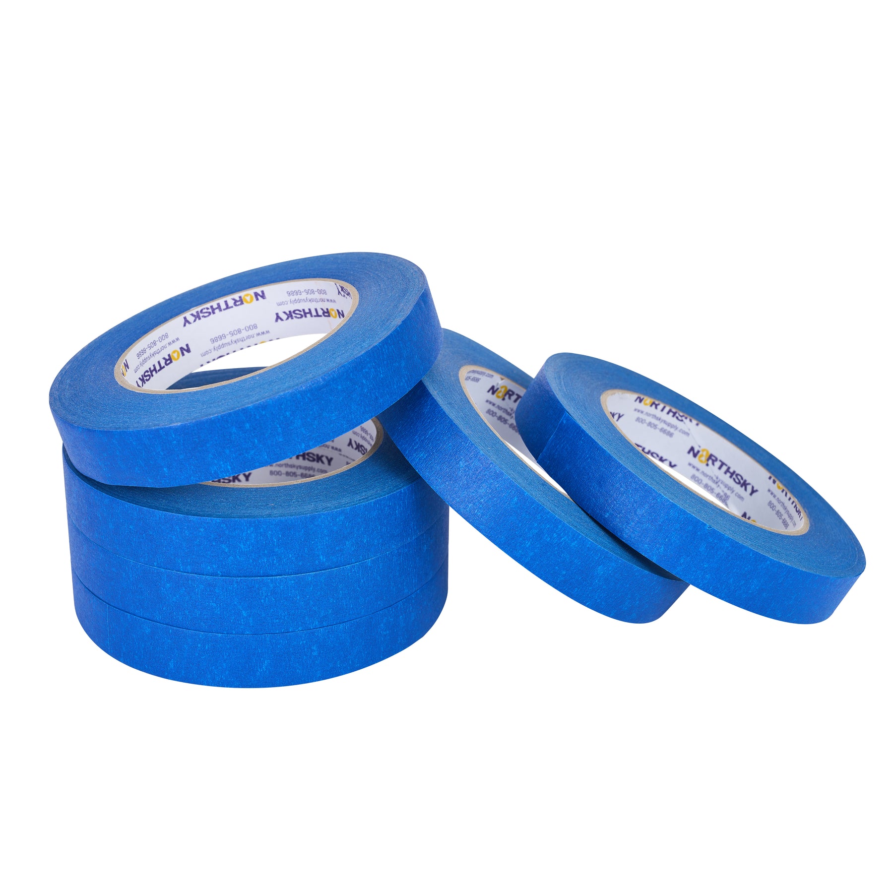 Painter's Tape, 3/4" x 60yds, Blue, 6 Rolls