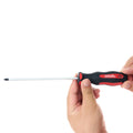 Phillips Extended Length Screwdriver #1, Soft Grip Ergonomic Handle, 7 in Shank, 10-13/16 in Overall