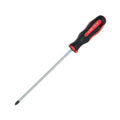 Phillips Extended Length Screwdriver #2, Soft Grip Ergonomic Handle, 8 in Shank, 12-5/16 in Overall