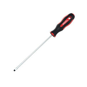 Slotted Extended Length Screwdriver 3/16 in, Soft Grip Ergonomic Handle, 8 in Shank, 11-15/16 in Overall