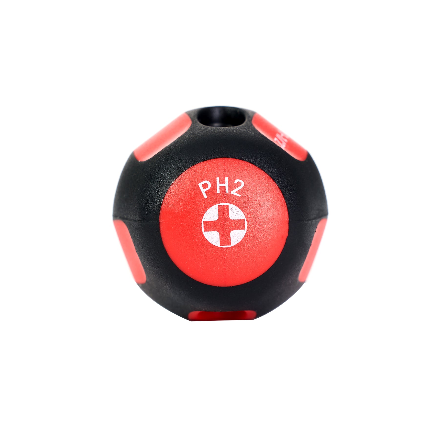 Magnetic Phillips Stubby Screwdriver #2 – Soft Grip Ergonomic Handle, 1-1/2 in Shank, 4 in Overall