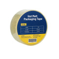 2 in Hot Melt Packaging Tape, Clear, 2.6 mil, 110 yd Roll