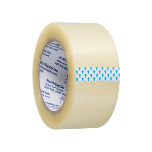 2 in Hot Melt Packaging Tape, Clear, 2 mil, 110 yd Roll