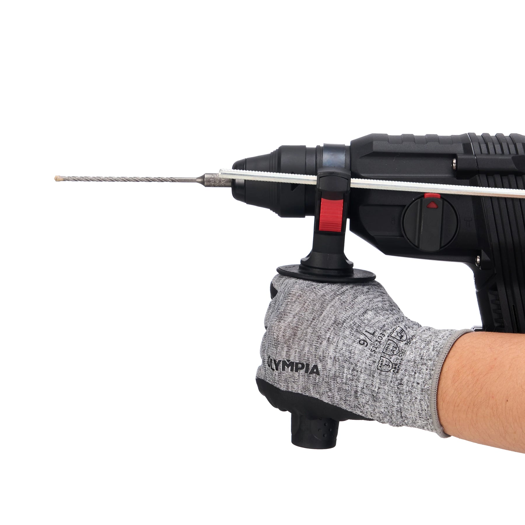 5-Piece SDS-Plus Carbide Rotary Hammer Masonry Drill Bit Set