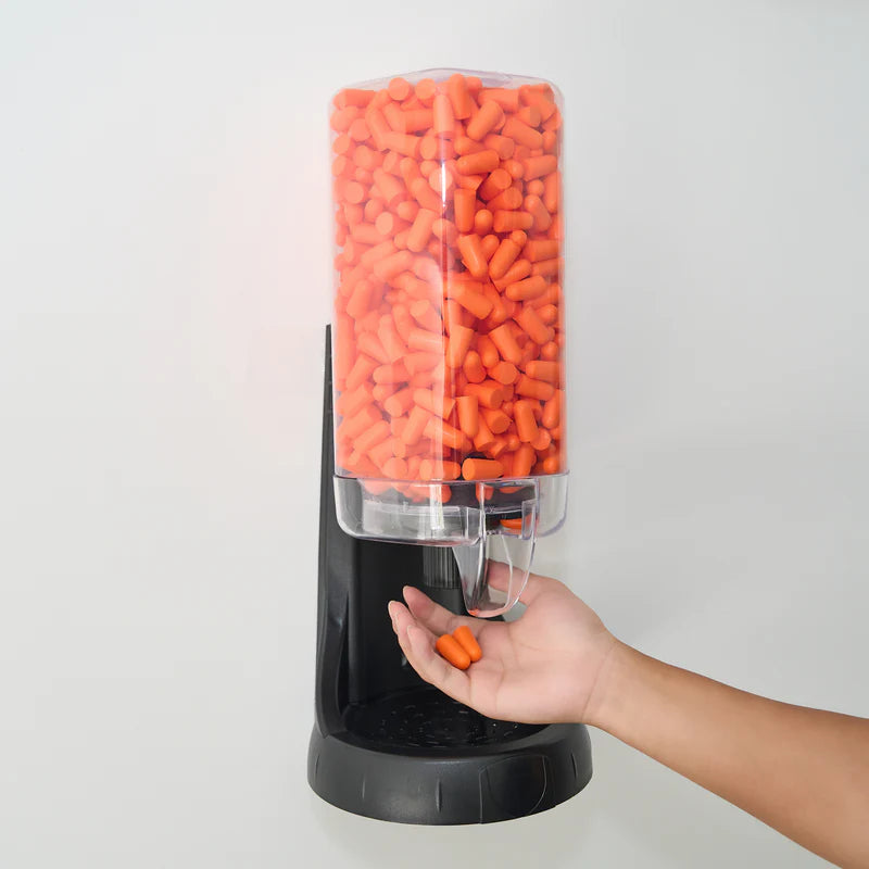 Bullet Shape Foam Earplugs and Dispenser