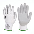 Cut Resistant Gloves, 13ga, Polyurethane Dip, S/7, 1 pair