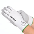 Cut Resistant Gloves, 13ga, Polyurethane Dip, S/7, 1 pair