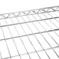 3-Shelf Chrome Utility Cart w/ Wheels, 550lb Capacity, 24" x 18" x 38"