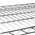 3-Shelf Chrome Utility Cart w/ Wheels, 550lb Capacity, 36" x 18" x 38"