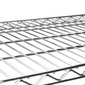 3-Shelf Chrome Utility Cart w/ Wheels, 550lb Capacity, 47" x 18" x 38"