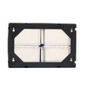 4-Drawer Small Parts Cabinet, Stackable, Clear, 14.17 × 7.09 × 9.45 in
