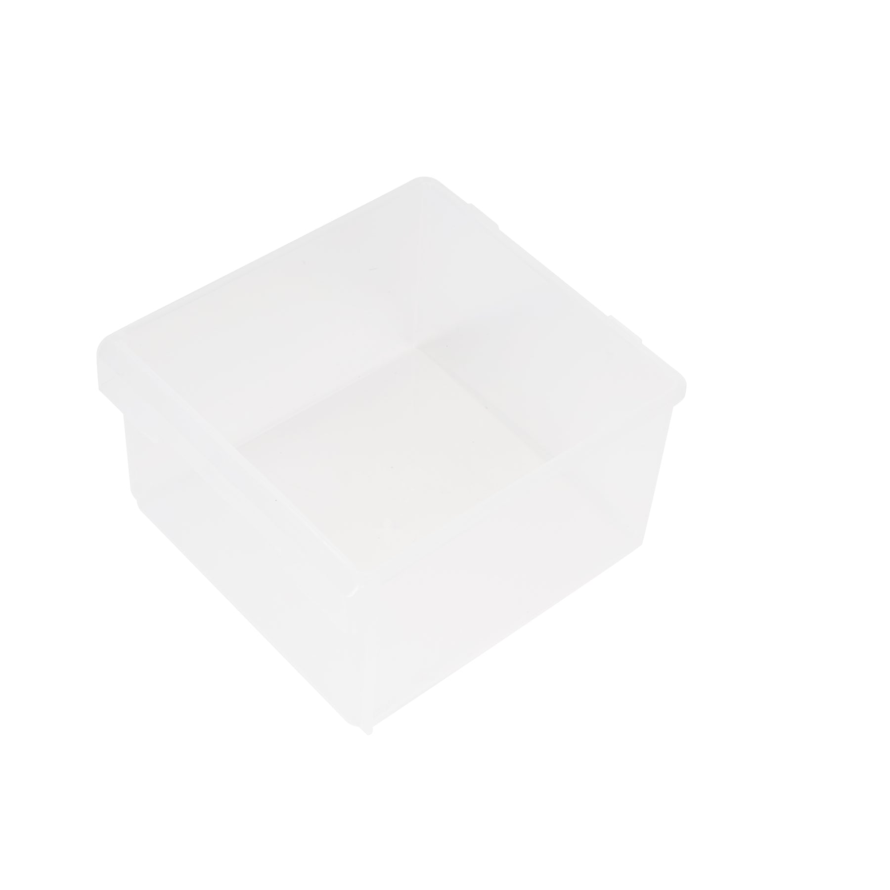 4-Drawer Small Parts Cabinet, Stackable, Clear, 14.17 × 7.09 × 9.45 in