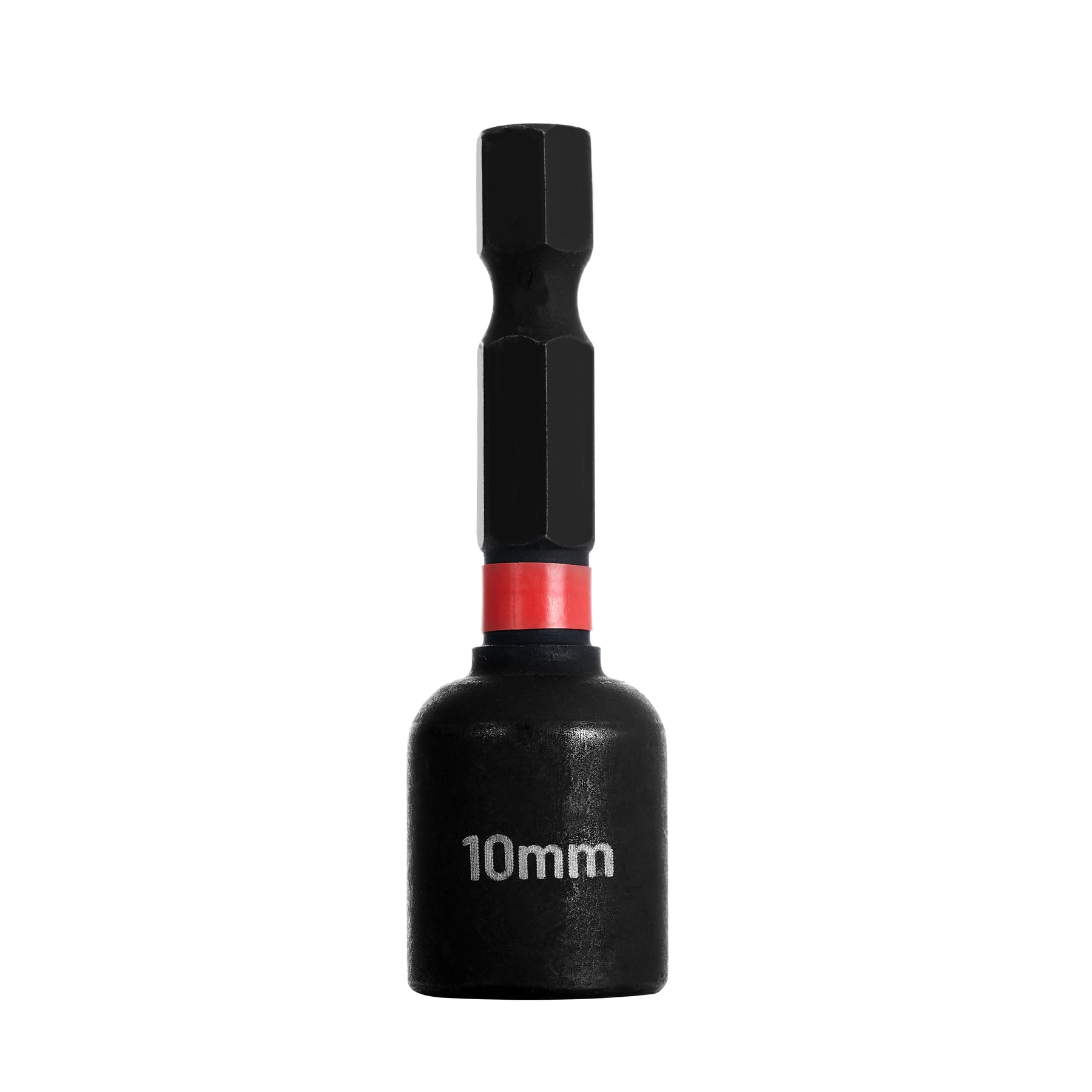 10 mm Impact Nut Driver, Magnetic Tip, 1-7/8" Length, 1 pc