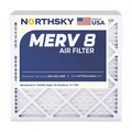 16x30x1 MERV 8 Pleated Air Filter