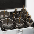 Carbide Hole Saw Kit, 12 pcs