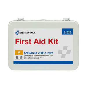25-Person ANSI Approved First Aid Kit Type III, Class A, 94 components