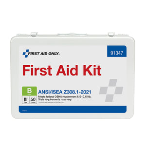 50-Person ANSI Approved First Aid Kit Type III, Class B, 210 components