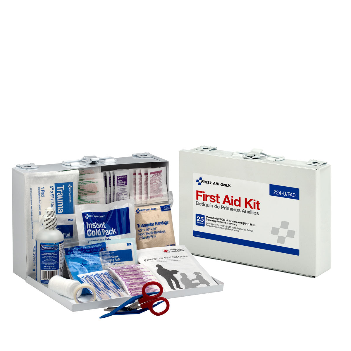 25-Person General First Aid Kit, 106 components