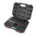 1/2 in Drive Impact Socket Set, 6-Point, SAE, 12 Piece