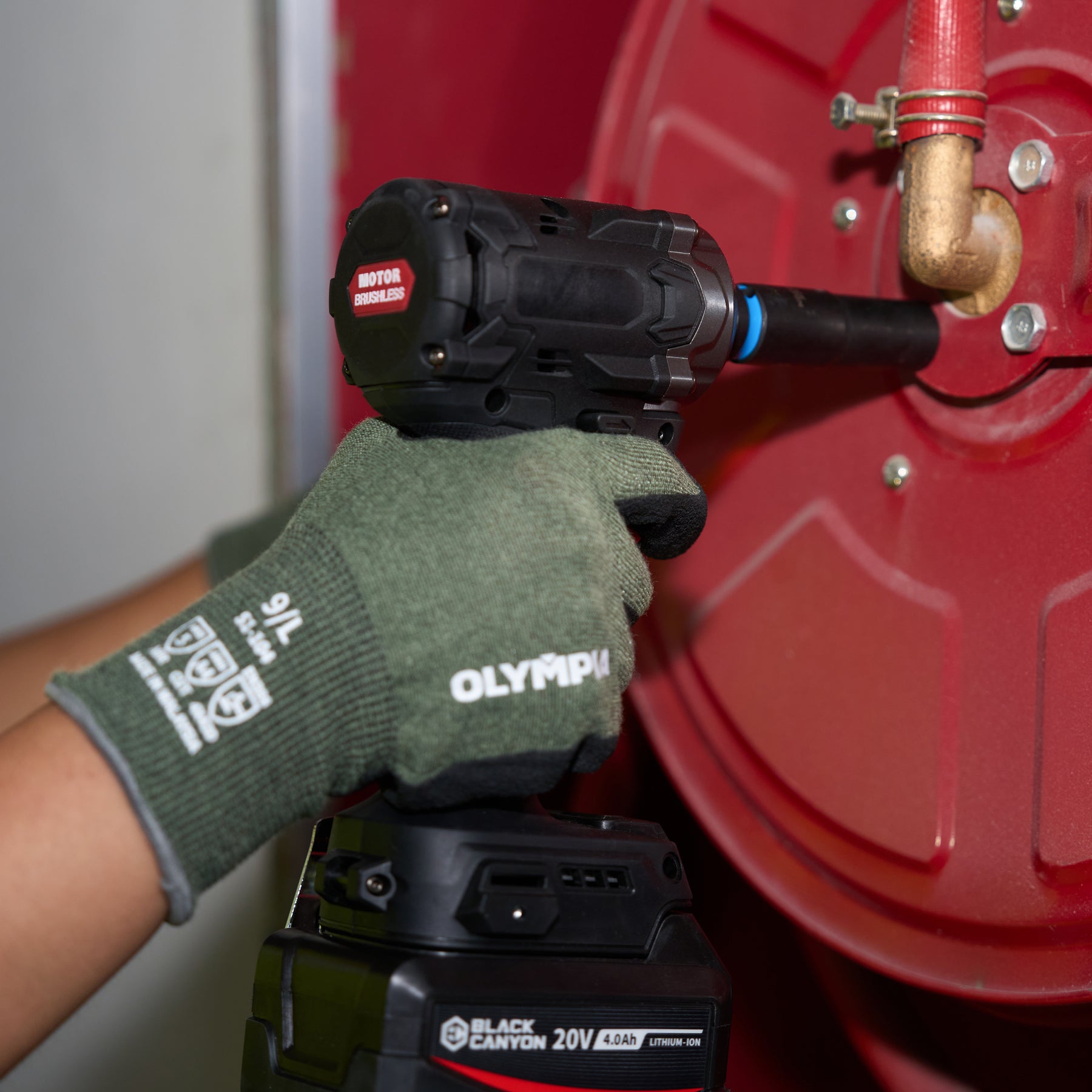 1/2 in Drive Impact Socket Set, 6-Point, SAE, 12 Piece