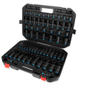 1/2 in Drive Impact Socket Set, 6-Point, Metric/SAE, 87 Piece