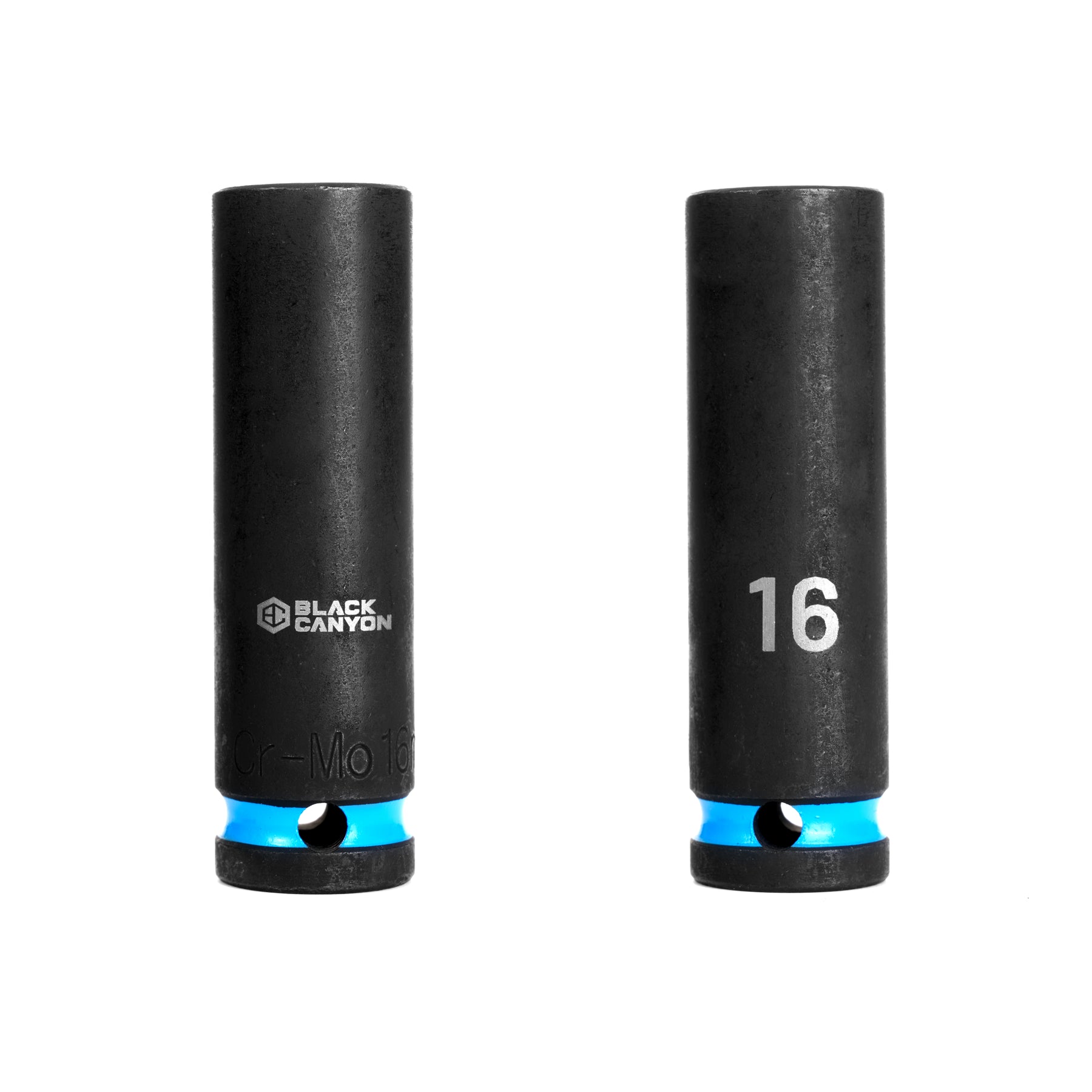 1/2 in Drive Impact Socket Set, 6-Point, Metric, 14 Piece