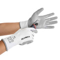 Cut Resistant Gloves, 13ga, Polyurethane Dip, L/9, Cut Level A2, Abrasion Level 5, 12 pairs