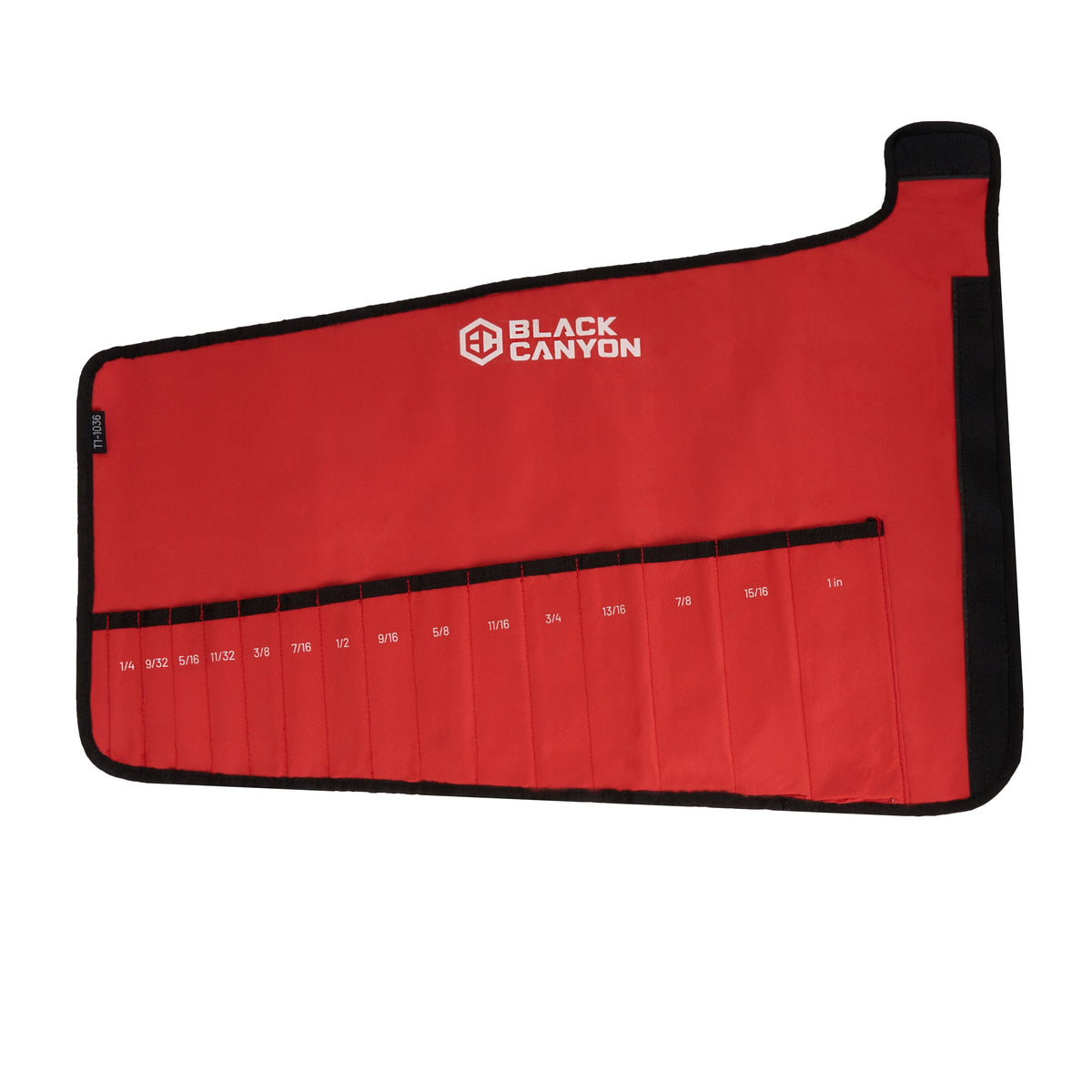 15 Tool SAE Wrench Pouch, Red