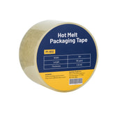Hot Melt Packaging Tape, Clear, 3 in × 110 yd, 2.6 mil, 1 Roll