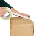 Hot Melt Packaging Tape, Clear, 3 in × 110 yd, 2.6 mil, 1 Roll