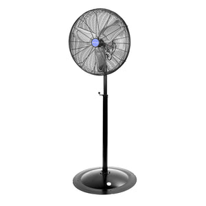 24 in Oscillating Pedestal Fan, 6,400 CFM, 2 Speeds, 1/4 HP
