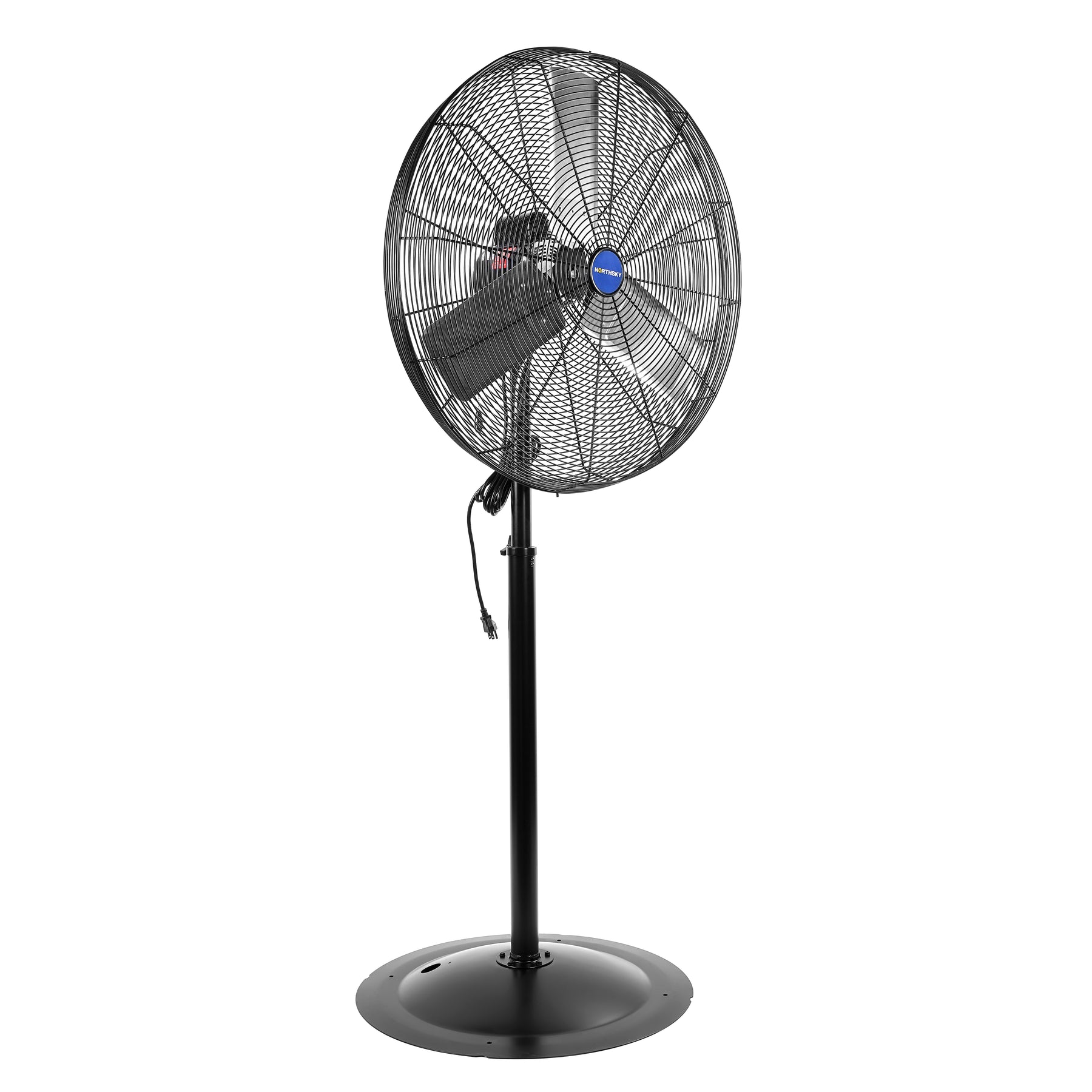 30 in Non-Oscillating Pedestal Fan, 7,250 CFM, 2 Speeds, 1/4 HP