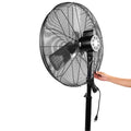 30 in Non-Oscillating Pedestal Fan, 7,250 CFM, 2 Speeds, 1/4 HP