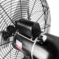 24 in Oscillating Wall-Mount Fan, 6,400 CFM, 2 Speeds, 1/4 HP