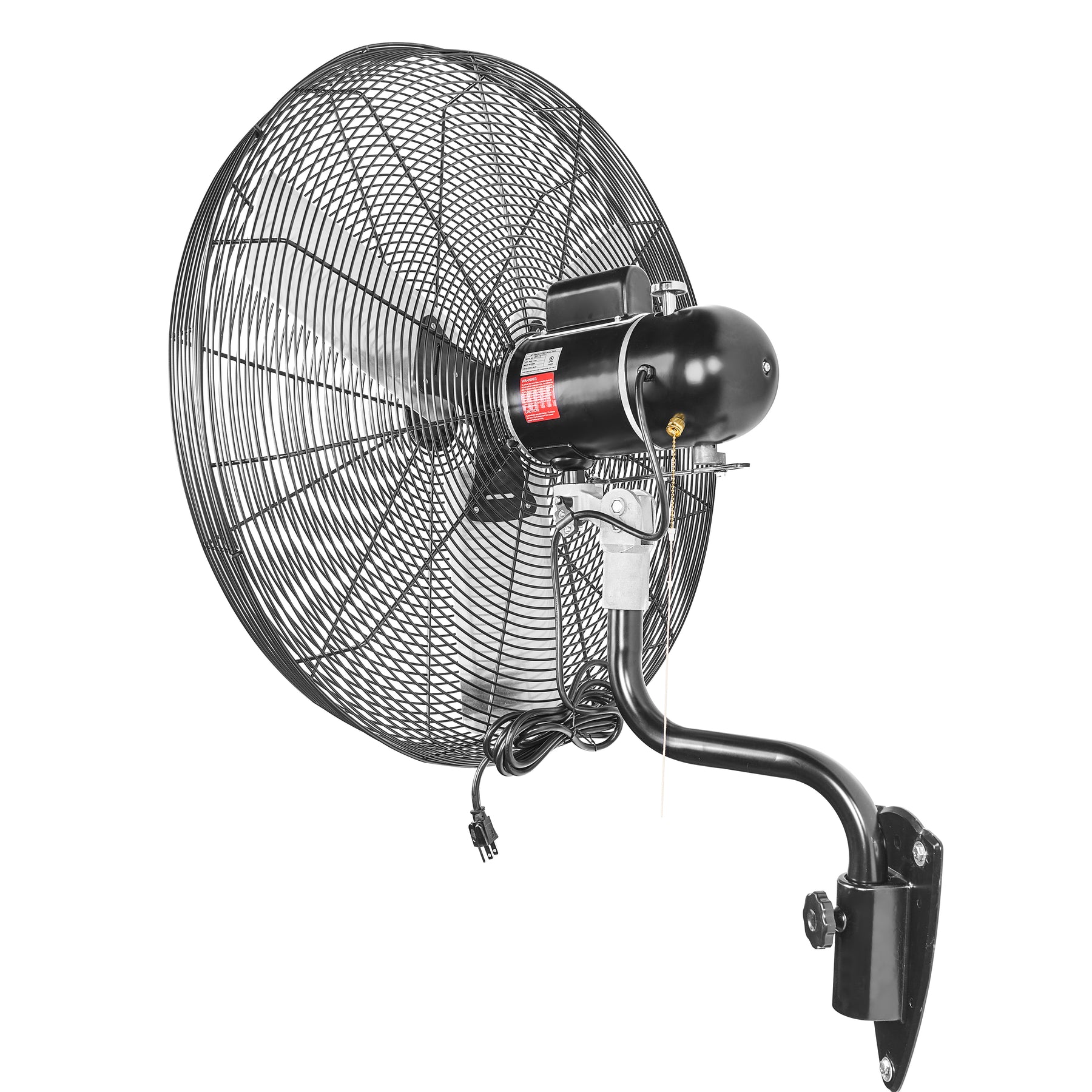 30 in Oscillating Wall-Mount Fan, 8,200 CFM, 2 Speeds, 1/2 HP