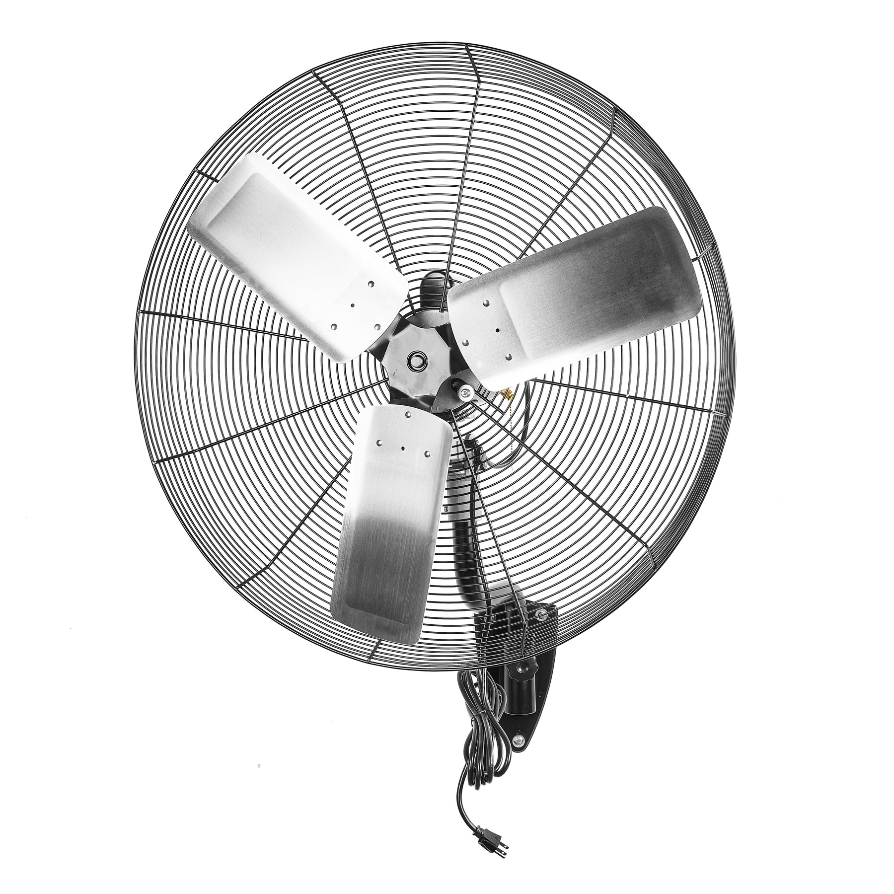 30 in Oscillating Wall-Mount Fan, 8,200 CFM, 2 Speeds, 1/2 HP