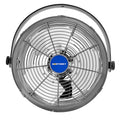 12 in Workstation Mounted Fan, 2,400 CFM, 3 Speeds, 1/12 HP