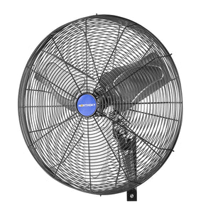 24 in Non-Oscillating Wall-Mount Fan, 5,450 CFM, 2 speeds, 1/4 HP