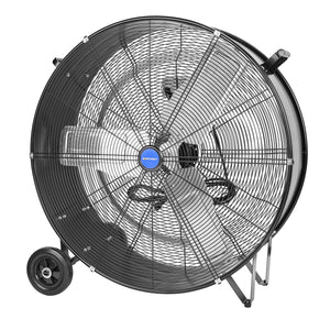 30 in Portable Drum Fan, 10,500 CFM, 2 Speeds, 1/4 HP