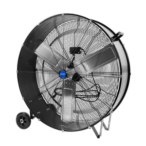 36 in Portable Drum Fan, 15,000 CFM, 2 Speeds, 1/3 HP